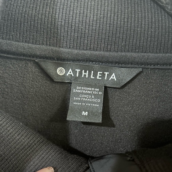 Athleta Triumph Hybrid Half Zip Sweatshirt - Picture 7 of 9